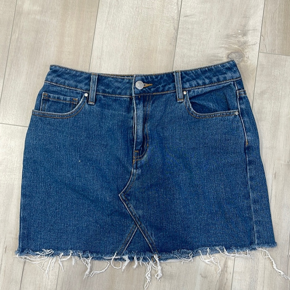 Blue Denim Skirt